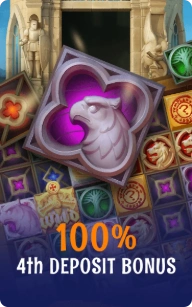 4:e insättningen ger 100% i bonus